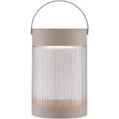 Nordlux Coupar Solar Portable Tischleuchte Sandfarvet - , Coupar, dimmbar, Beige, für Terrasse, Kunststoff
