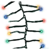 Lumineo 10,5 m LED-Cluster-Weihnachtsbaumbeleuchtung - Multi - verschiedene Lichtmodi - 1128 Lichter