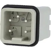 Harting Han 4A Stifteinsatz (M) Quick-Lock-Anschluss, 4-polig+PE 230V/400V, 10A - 1 Stück