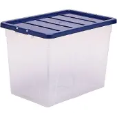 Fellowes 5 Bankers Box Aufbewahrungsboxen 64.0 l transparent blau 38.0 x 56.0 41.0