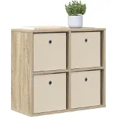 vidaXL Sideboard Sonoma-Eiche 59,5 x 27 x 57 cm