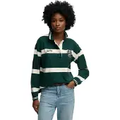 Superdry Crest Stripe Rugby Langarm-polo