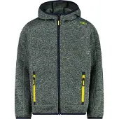 CMP Boy's Jacket Fix Hood Jacquard Knitted