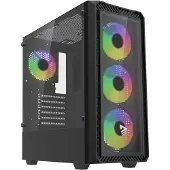 Savio Noctis Glass Rgb Cube Black Pc-tower-gehäuse