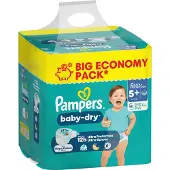 Pampers Baby Dry Gr.5+ Junior Plus 12-17kg Big Windeln Eco Pack 58 Stück