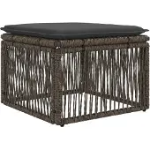 vidaXL Gartensofa-set 12 stk. Grau und Dunkelgrau Poly-Rattan