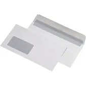 Magni 25711/0 Briefumschläge C5 haftklebend, mit Fenster, weiss