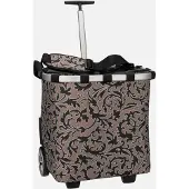 Reisenthel carrycruiser, Einkaufstrolley, Einkaufskorb mit Rollen, Baroque Marble, 40 L, OE7061