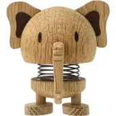 Hoptimist Elefant - S - 6,9 cm - Oak - - One Size - Dekoration