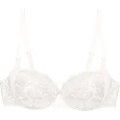 Triumph Nicht geformter BH Gardenia Florale | Grösse: 85E | Farbe: Gebrochenes Weiß