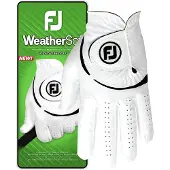 Footjoy Handschuh WeatherSof, weiss/schwarz