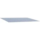 vidaXL Markisenersatzstoff Blau und Weiß 450 x 350 cm Polyester
