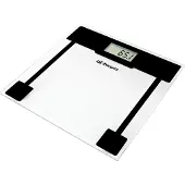 Orbegozo PB 2210, Elektronische Personenwaage, 150 kg, 100 g, Schwarz, Weiß, Glas, LCD