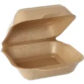 Papstar Hamburger Boxen groß mit Klappdeckel beige 125 Stück 1er Pack
