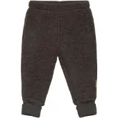 Mikk-Line Wollfilz-Hose Baby, Dark Brown Melange, 86