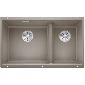 BLANCO Spüle SUBLINE 430/270-U 755 x 460 mm tartufo 523158 1 Spülbecken Ohne Tropffläche Becken rechts