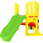 Little Tikes Hide & Slide Climber, Grün, Gelb, aus Kunststoff, ab 2 Jahre, 25 kg, CE, 1406,7 mm
