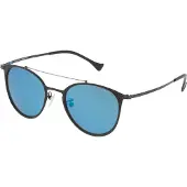 Police SPL156 Herren-Sonnenbrille mit Vollrand, Metall