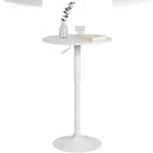 CLP Stehtisch Lamoni Holz HBT: 85x60x60 cm weiß/weiß