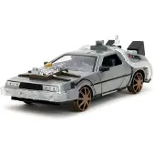 No Name 1 Zurück In Die Zukunft Delorean 1885 1:24 Figur Silber Silber One Size