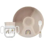 Mepal Babygeschirr-Set Mio 3-teilig - Sunshine & Rainbow