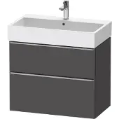 Duravit Waschtischunterschrank D-Neo 78,4x44,2cm, ES geb/Gra m, 1 Kast, 1 A