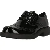 Clarks Schnürschuh "Orinoco2 Limit Black Pat" mit profilierter Sohle für guten Halt