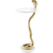 Invicta Beistelltisch 60cm Marmor Gold Design Tisch Modern Wohnzimmer JETZT KAUFEN