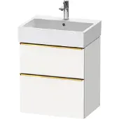 Duravit Waschtischunterschrank D-Neo 58,4x44,2cm, g pol/w m, 1 Kast, 1 Ausz.
