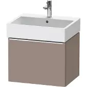 Duravit Waschtischunterschrank D-Neo 58,4x44,2cm, ch/Bas ma, 1 Ausz., wandhängend