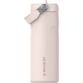 Stanley The AeroLight IceFlow Bottle Flip Straw 2.0 16oz, Rose Quartz 10-12110-119 Thermosflasche mit Trinkhalm, 470 ml