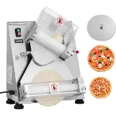 Vevor elektrische Pizzateigpresse 355,6 mm Gebäck-Pressplatte