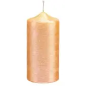 Kopschitz Kerzen Kerzen Stumpenkerzen Perlmutt Goldgelb, 250 x 70 mm, 2 Stück