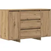 vidaXL Sideboard Artisan-Eiche 120 x 41 x 75 cm Holzwerkstoff
