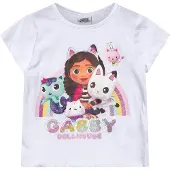 Gabby's Dollhouse T-Shirt, Weiß, 98-104
