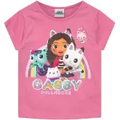 Gabby's Dollhouse T-Shirt, Rosa, 128-134
