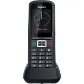 Gigaset R700H PRO + Ladeschale, DECT-Telefon, Kabelloses Mobilteil, 500 Eintragungen, Anrufer-Identifikation, SMS (Kurznachrichtendienst), Schwarz