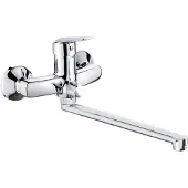 Deante Wall-mounted washbasin mixer with extended spout - hose connection