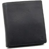 Esquire Geldbörse Herren 16 Kartenfächer Leder schwarz Portemonnaie Geldbeutel NEU 0476