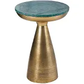 Invicta Beistelltisch 40cm Marmor Gold Design Tisch Modern Wohnzimmer JETZT KAUFEN