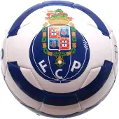 Detal FC Porto Fußball Größe 5, 21 cm Durchmesser, 400 g, Blau Weiß, Maschinengenäht, Freizeit