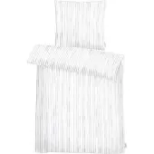 Apelt Mako-Satin Bettwäsche Sky 160x210 cm + 65x100 cm | grau - grau