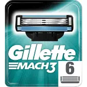 Gillette Mach3 Rasierklingen für Männer, 6 Stück