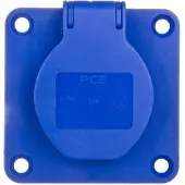 Super Merchant 104-7b Schutzkontakt-Anbausteckdose 70x70 fb IP54 rückwärtig (blau) 1047b