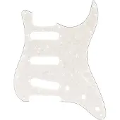 Fender Stratocaster-Schlagbrett im modernen Stil mit 11 Schraublöchern S/S/S White Pearl