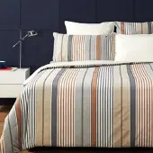 Tommy Hilfiger Perkal Bettwäsche Aspen elfenbein 200x200 cm + 2x 80x80 cm - beige