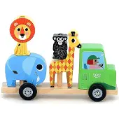Vilac - Tractor with Trailer and Stacking Animals (7637)