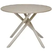Hespéride Gartentisch 4-sitzer nebullia d105cm ton -