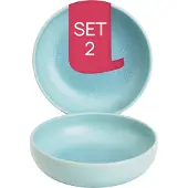 James Cooke Bliss, Schale, Ø 16 cm, 2 Stück, hellblau Steinzeug