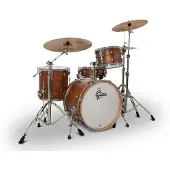 Gretsch drums Gretsch Catalina Club 20 Kesselsatz mit „ Snare" satinierte Walnussglasur